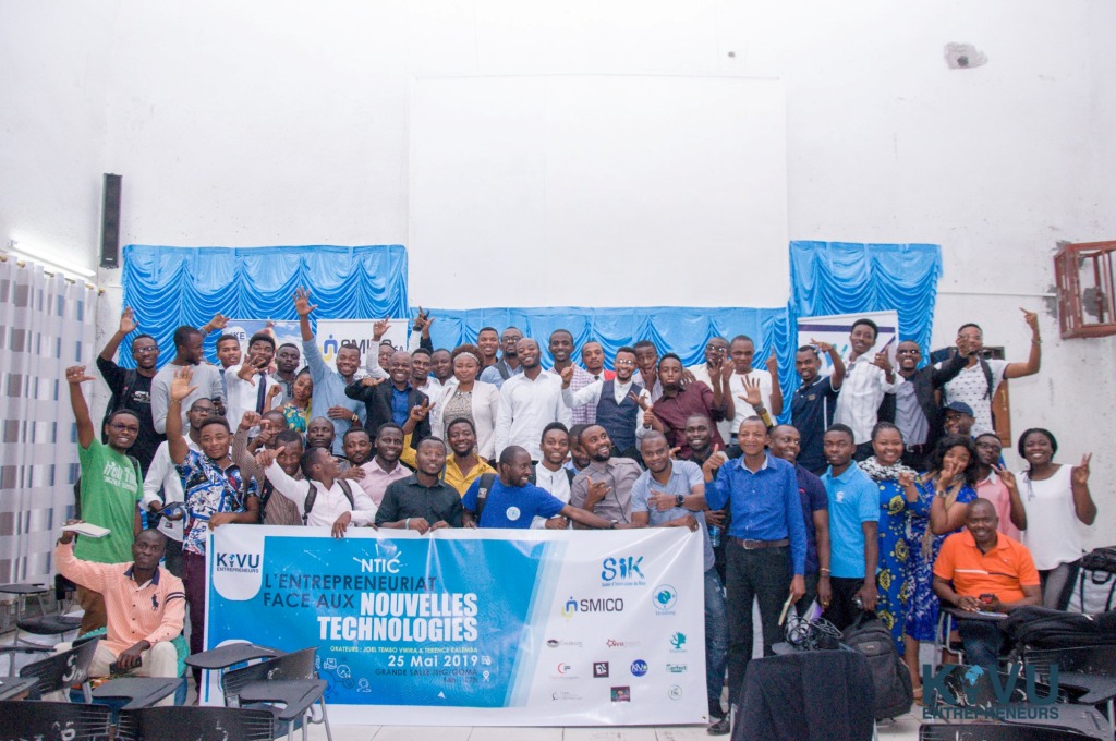 Kivu Entrepreneurs, en partenariat avec le collège des étudiants de l'ISIG/GOMA, a organisé une conférence  NTIC   sous le thème : L'Entrepreneuriat face aux Nouvelles Technologies