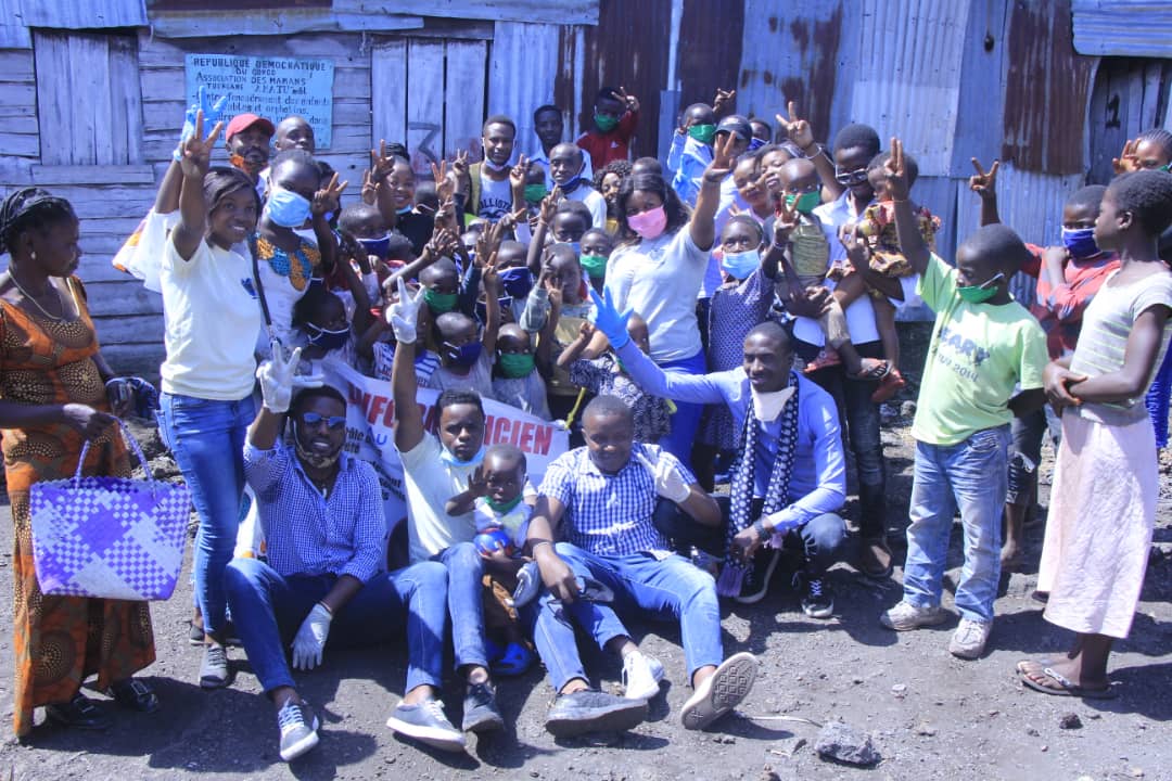 Lutte contre la Covid-19, Les étudiants de l’ ISIG/Goma volent au secours des enfants vulnérables et orphelins du centre Amatu asbl